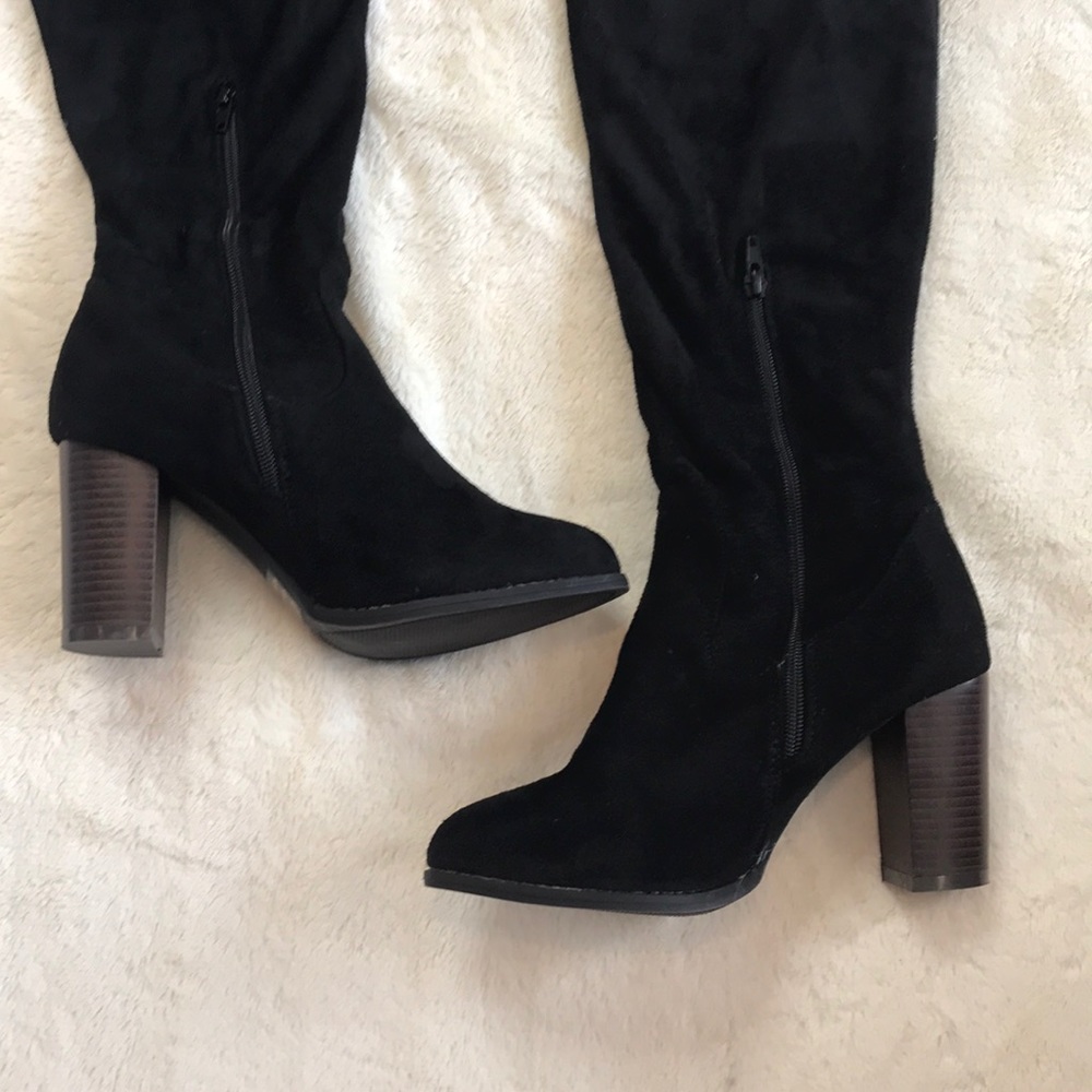NWOT Red Dress Boutique Over the Knee Heeled Boots - Picture 8 of 8